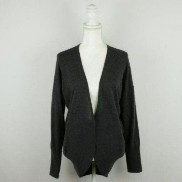 Icebreaker Women's Small Gray Merino Wool Single Button Cardigan - Picture 1 of 8